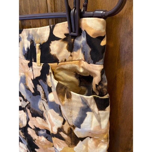 Cato Skirt Size  8 Fitted Zipper Back Belt Loops Kick Pleat Pockets Work Wear - Picture 3 of 10